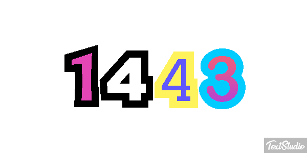 1443 テキスト効果