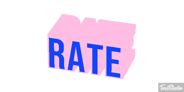 Rate Efecto de texto