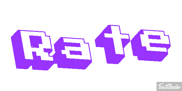 Rate Efecto de texto