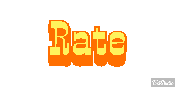 Rate Efecto de texto