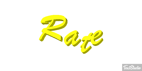 Rate Efecto de texto