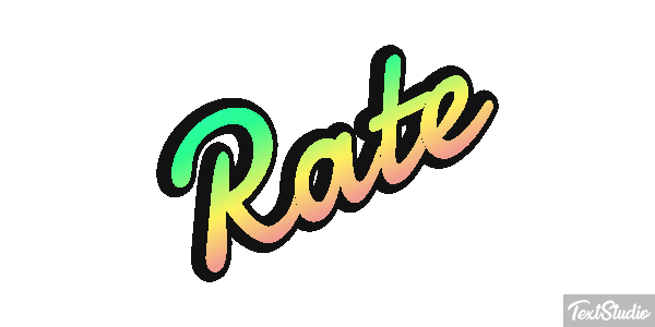 Rate Efecto de texto