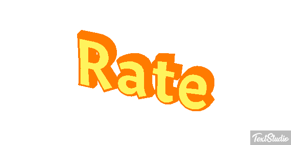 Rate Efecto de texto