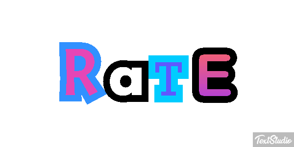 Rate Efecto de texto