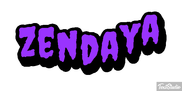 Zendaya Text effect