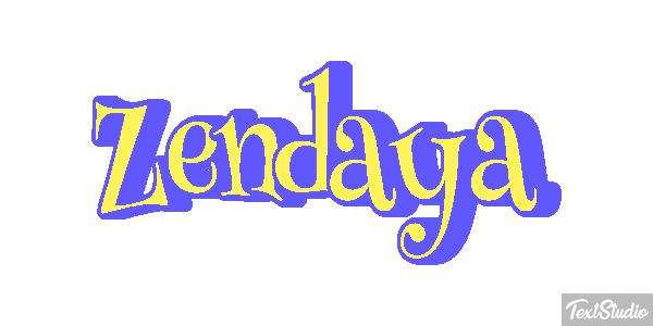 Zendaya Text effect