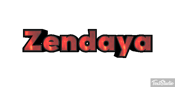 Zendaya Text effect