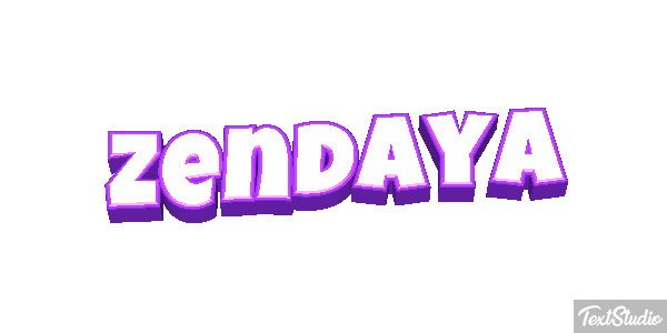 Zendaya Text effect