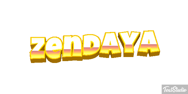 Zendaya Text effect