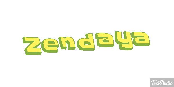 Zendaya Text effect