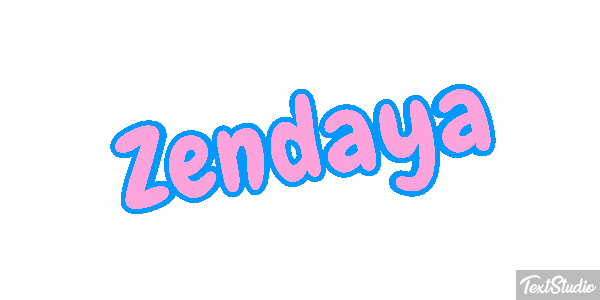Zendaya Text effect