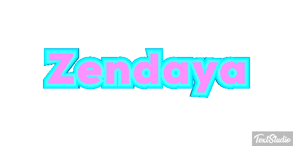 Zendaya Text effect
