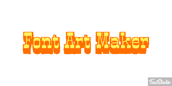 Font Art Maker Efecto de texto