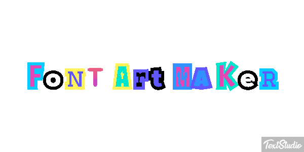 Font Art Maker Efecto de texto