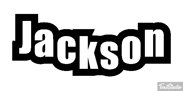 Jackson Effetto testo