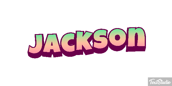 Jackson Effetto testo