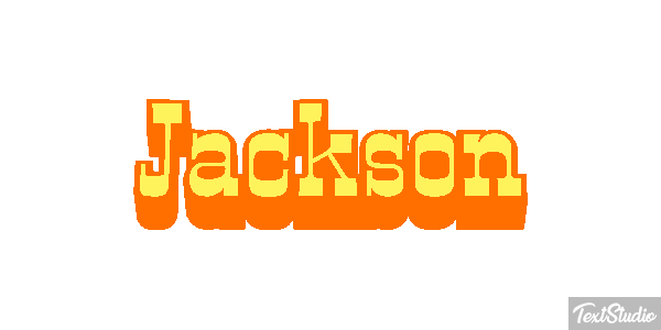 Jackson Effetto testo