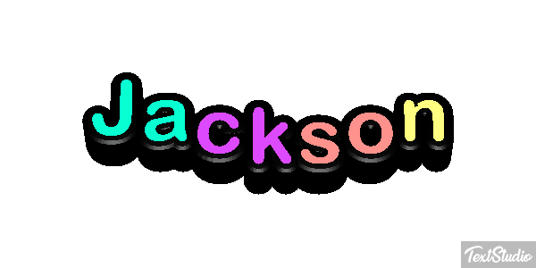 Jackson Effetto testo
