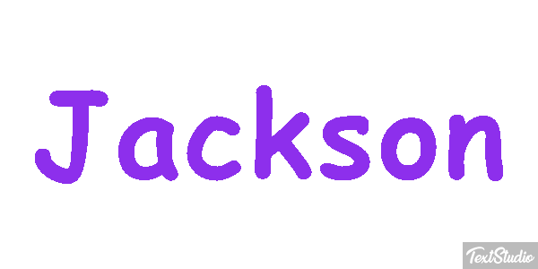 Jackson Effetto testo