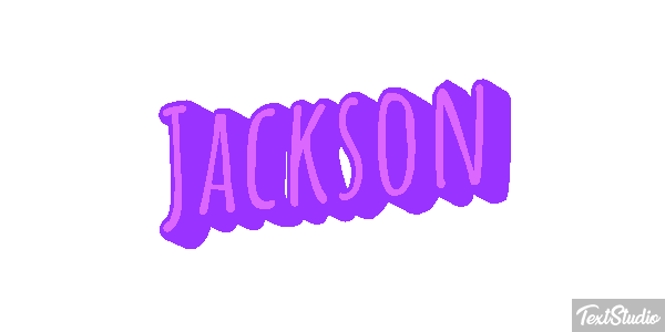Jackson Effetto testo