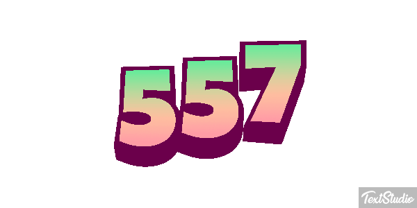 557 Texteffekt