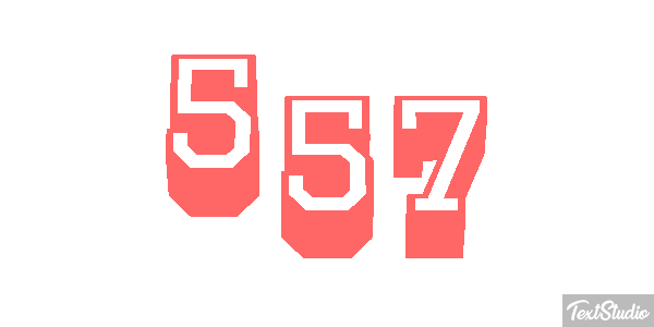 557 Texteffekt