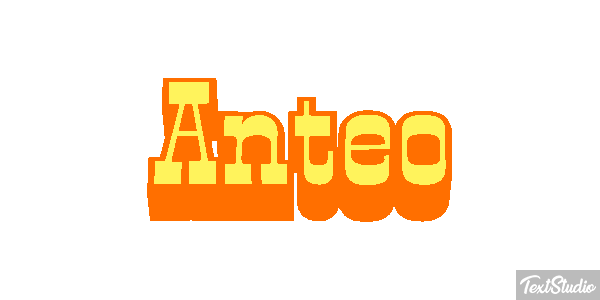 Anteo Texteffekt