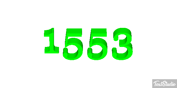 1553 Efekt tekstowy
