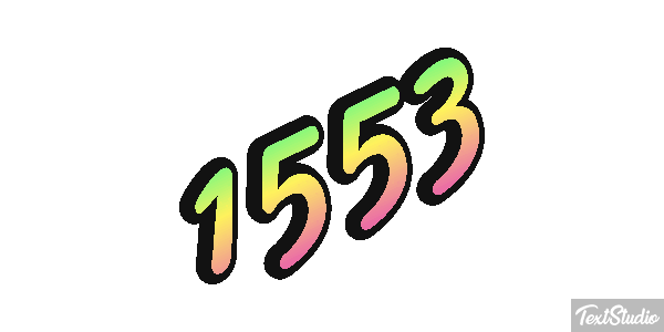 1553 Efekt tekstowy