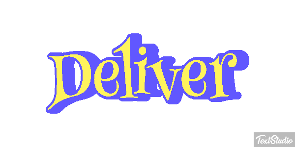 Deliver Effetto testo