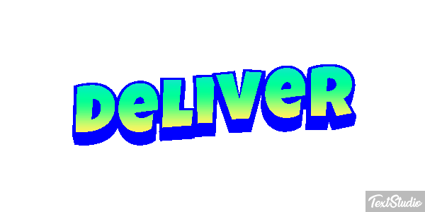 Deliver Effetto testo