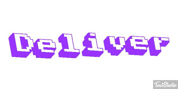 Deliver Effetto testo