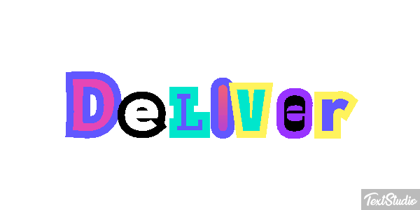 Deliver Effetto testo