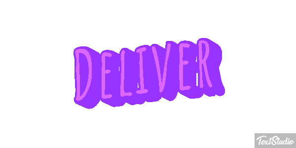 Deliver Effetto testo