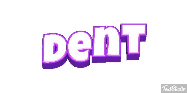 Dent Text effect