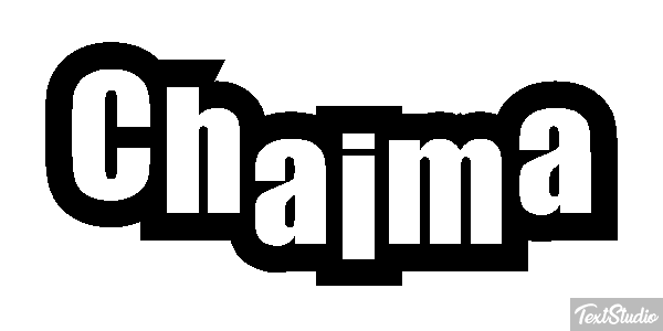 Chaima Text effect