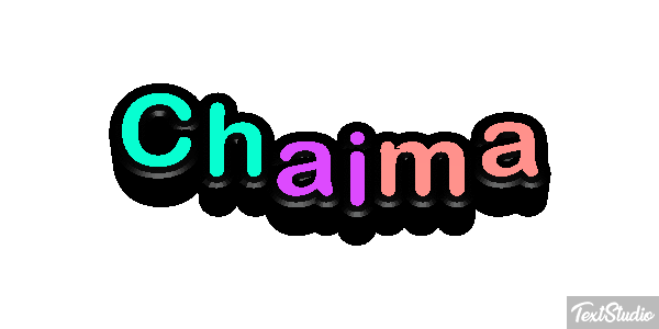 Chaima Text effect