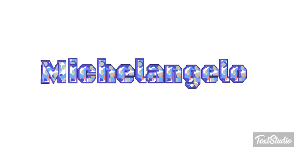 Michelangelo Text effect