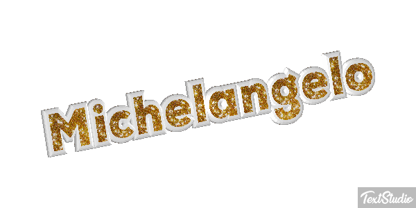 Michelangelo Text effect