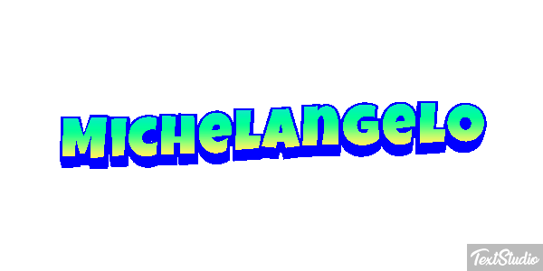 Michelangelo Text effect