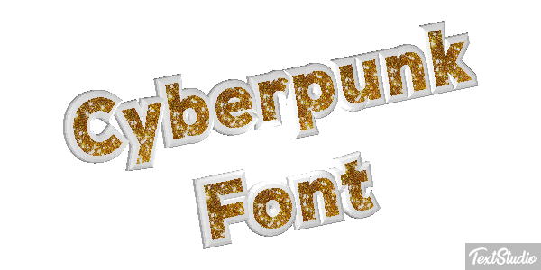 Cyberpunk Font Texteffekt