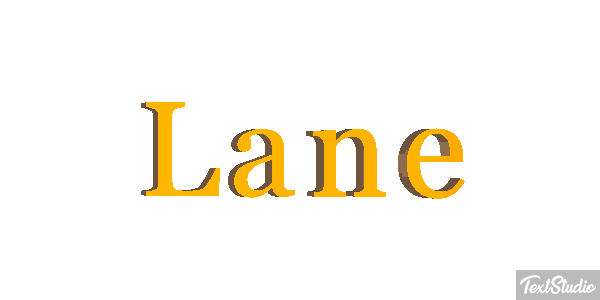 Lane Efekt tekstowy