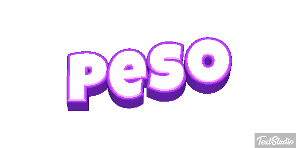 Peso Text effect