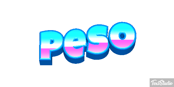 Peso Text effect