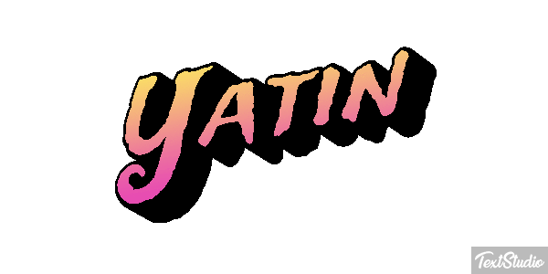 Yatin Tekst effect