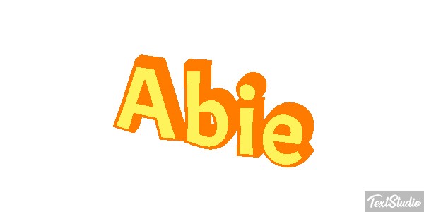 Abie Effetto testo