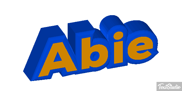 Abie Effetto testo