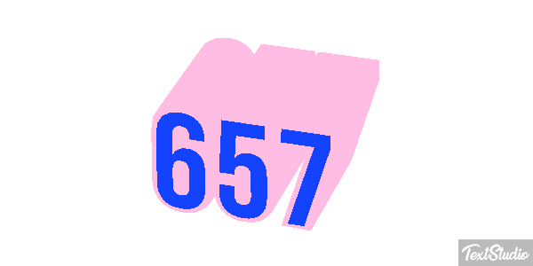 657 Metin efekti