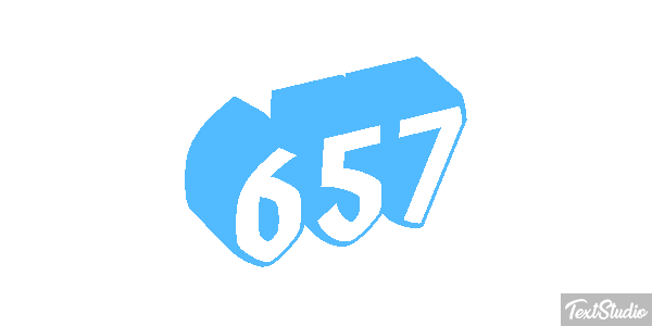 657 Metin efekti