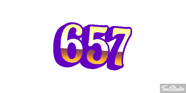 657 Metin efekti